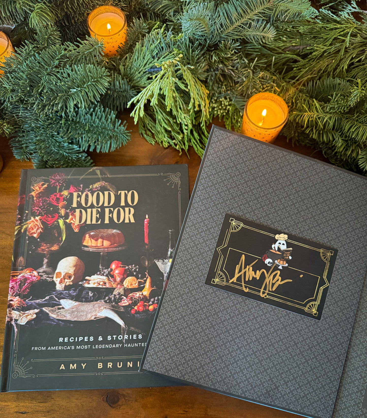 'Food to Die For' Signed Book Plate